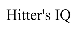 HITTER'S IQ trademark