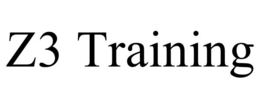 Z3 TRAINING trademark