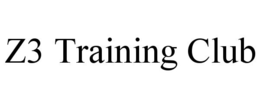 Z3 TRAINING CLUB trademark