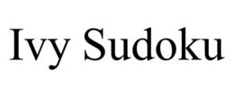 IVY SUDOKU trademark