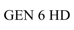 GEN 6 HD trademark