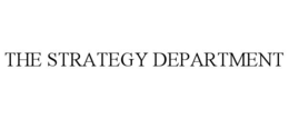 THE STRATEGY DEPARTMENT trademark