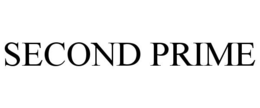 SECOND PRIME trademark