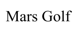 MARS GOLF trademark