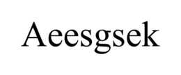 AEESGSEK trademark