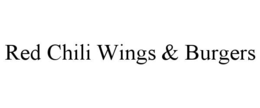 RED CHILI WINGS & BURGERS trademark