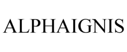 ALPHAIGNIS trademark