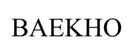 BAEKHO trademark