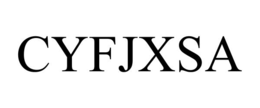 CYFJXSA trademark
