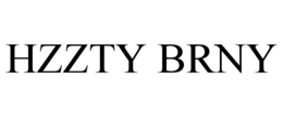 HZZTY BRNY trademark