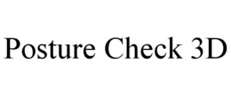 POSTURE CHECK 3D trademark
