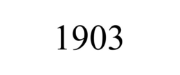 1903 trademark