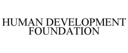 HUMAN DEVELOPMENT FOUNDATION trademark