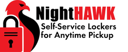 NIGHTHAWK SELF-SERVICE LOCKERS FOR ANYTIME PICKUP trademark