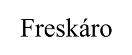 FRESKÁRO trademark