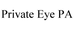 PRIVATE EYE PA trademark
