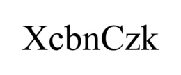 XCBNCZK trademark