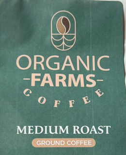 ORGANIC  -FARMS-  COFFEE MEDIUM ROAST GROUND COFFEE trademark