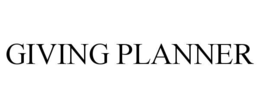 GIVING PLANNER trademark
