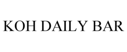 KOH DAILY BAR trademark