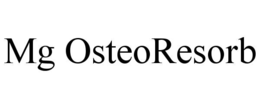 MG OSTEORESORB trademark