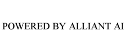 POWERED BY ALLIANT AI trademark