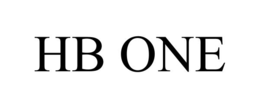 HB ONE trademark
