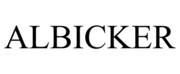 ALBICKER trademark