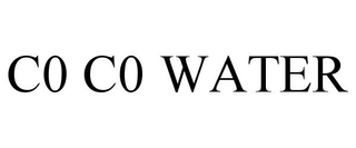 C0 C0 WATER trademark