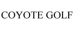 COYOTE GOLF trademark