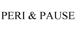 PERI & PAUSE trademark