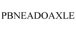 PBNEADOAXLE trademark