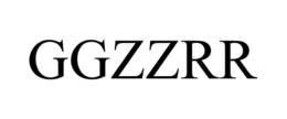 GGZZRR trademark