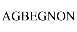 AGBEGNON trademark
