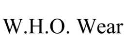 W.H.O. WEAR trademark