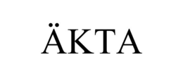 ÄKTA trademark