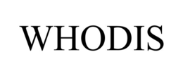 WHODIS trademark