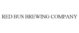RED BUS BREWING COMPANY trademark