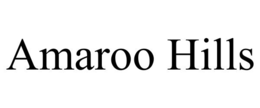 AMAROO HILLS trademark