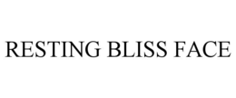 RESTING BLISS FACE trademark