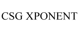 CSG XPONENT trademark