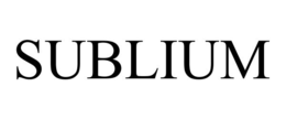 SUBLIUM trademark