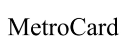METROCARD trademark