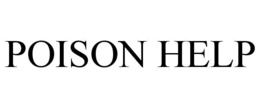 POISON HELP trademark