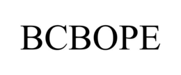 BCBOPE trademark