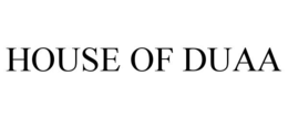 HOUSE OF DUAA trademark