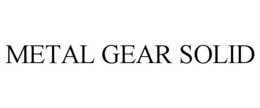 METAL GEAR SOLID trademark