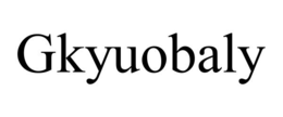 GKYUOBALY trademark