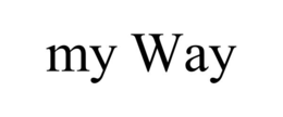 MY WAY trademark