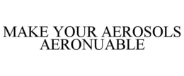 MAKE YOUR AEROSOLS AERONUABLE trademark
